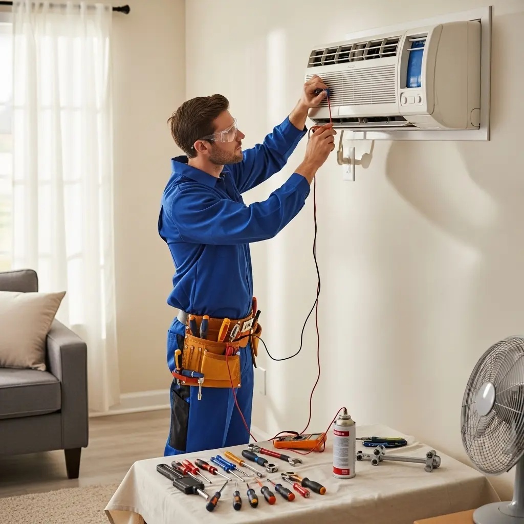Köprübaşı Grundig Grundig klima gaz dolumu ve bakım – Enerji verimliliği artırıldı. - Teknik servis örneği